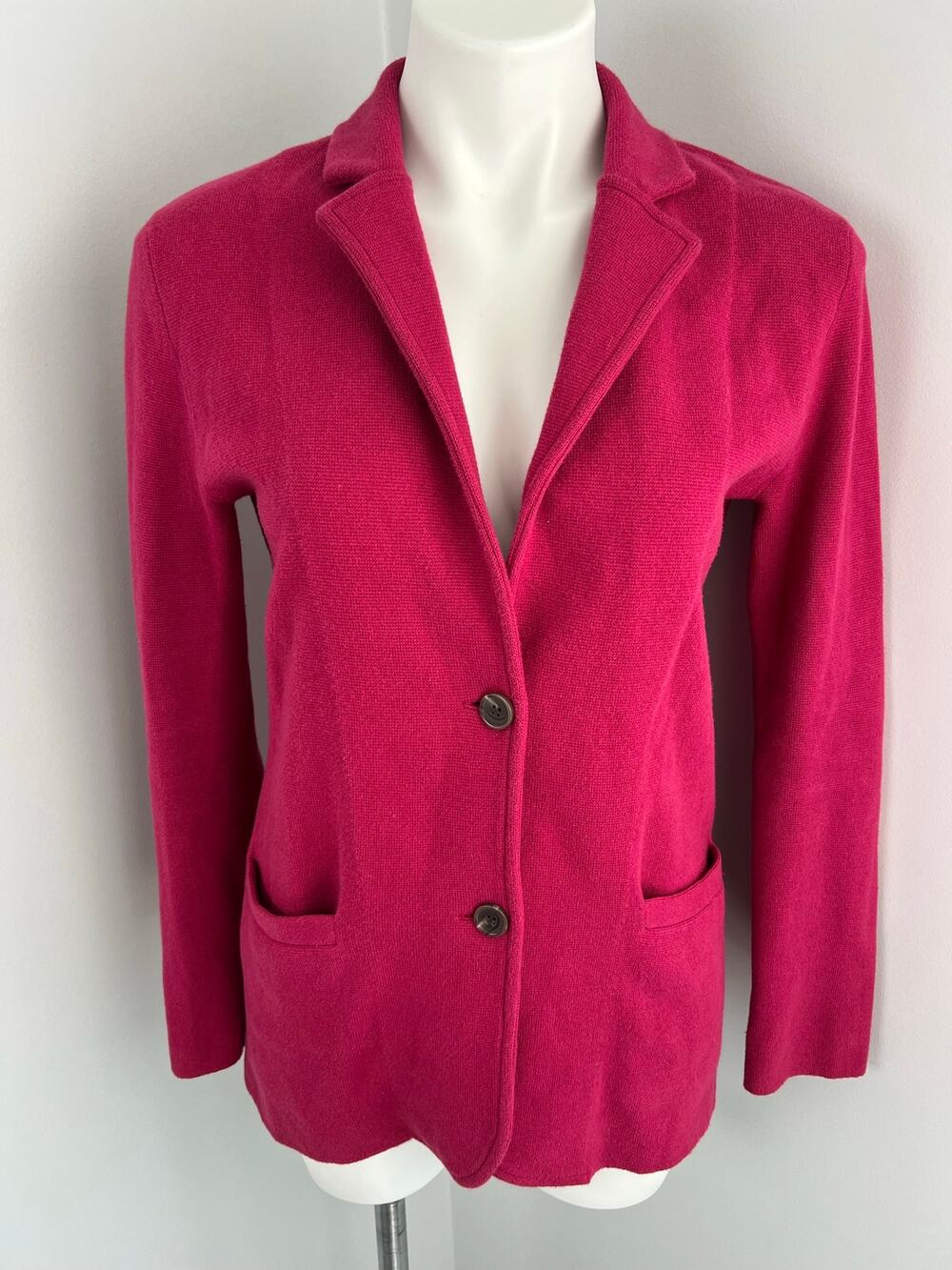 J.Crew Sweater Blazer in Pinkish Red Small Career Professional Small